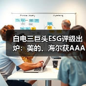 白电三巨头ESG评级出炉:美的、海尔获AAApi级,格力获AApi级(图2) 白电三巨头ESG评级出炉:美的、海尔获AAApi级,格力获AApi级(图2)