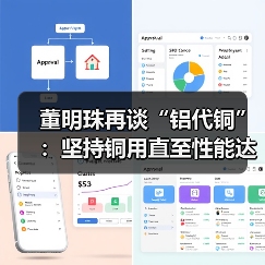 董明珠再谈“铝代铜”:坚持铜用直至性能达标(图1) 董明珠再谈“铝代铜”:坚持铜用直至性能达标(图1)