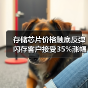 存储芯片价格触底反弹 闪存客户接受35%涨幅(图1) 存储芯片价格触底反弹 闪存客户接受35%涨幅(图1)