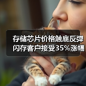 存储芯片价格触底反弹 闪存客户接受35%涨幅(图3) 存储芯片价格触底反弹 闪存客户接受35%涨幅(图3)