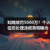 知网被罚5000万!个人信息处理违规真相曝光(图2) 知网被罚5000万!个人信息处理违规真相曝光(图2)