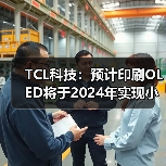 TCL科技：预计印刷OLED将于2024年实现小批量量产