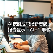 AI技能成职场新筹码，报告显示“AI+”职位比普通职位一年多赚7.8万（图1）