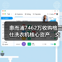 惠而浦7462万收购格兰仕洗衣机核心资产,交易细节曝光(图4) 惠而浦7462万收购格兰仕洗衣机核心资产,交易细节曝光(图4)