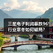 三星电子利润暴跌96% 行业寒冬如何破局?(图3) 三星电子利润暴跌96% 行业寒冬如何破局?(图3)