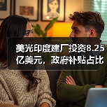 美光印度建厂投资8.25亿美元，政府补贴占比达70%（图4）
