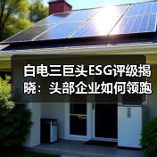 白电三巨头ESG评级揭晓：头部企业如何领跑绿色转型？（图3）