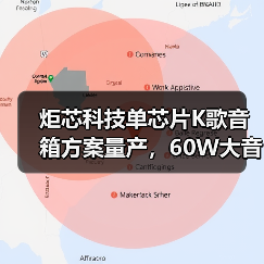 炬芯科技单芯片K歌音箱方案量产，60W大音量震撼上市（图4）