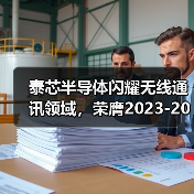 泰芯半导体闪耀无线通讯领域，荣膺2023-2024年度两项重磅殊荣（图2）