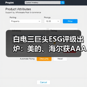 白电三巨头ESG评级出炉:美的、海尔获AAApi级,格力获AApi级(图3) 白电三巨头ESG评级出炉:美的、海尔获AAApi级,格力获AApi级(图3)