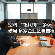空调 “铝代铜” 争议破局 多家企业签署自律公约(图1) 空调 “铝代铜” 争议破局 多家企业签署自律公约(图1)