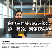 白电三巨头ESG评级出炉:美的、海尔获AAApi级,格力获AApi级(图1) 白电三巨头ESG评级出炉:美的、海尔获AAApi级,格力获AApi级(图1)