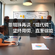 董明珠再谈“铝代铜”:坚持用铜,直至铝能完全替代(图1) 董明珠再谈“铝代铜”:坚持用铜,直至铝能完全替代(图1)
