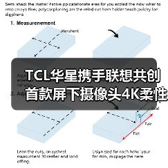 TCL华星携手联想共创首款屏下摄像头4K柔性OLED笔电超感屏(图1) TCL华星携手联想共创首款屏下摄像头4K柔性OLED笔电超感屏(图1)