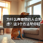 为什么养宠物的人会焦虑？这3个方法帮你轻松应对（图1）