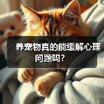 养宠物真的能缓解心理问题吗？