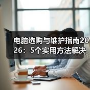 电脑选购与维护指南2026:5个实用方法解决常见问题(图1) 电脑选购与维护指南2026:5个实用方法解决常见问题